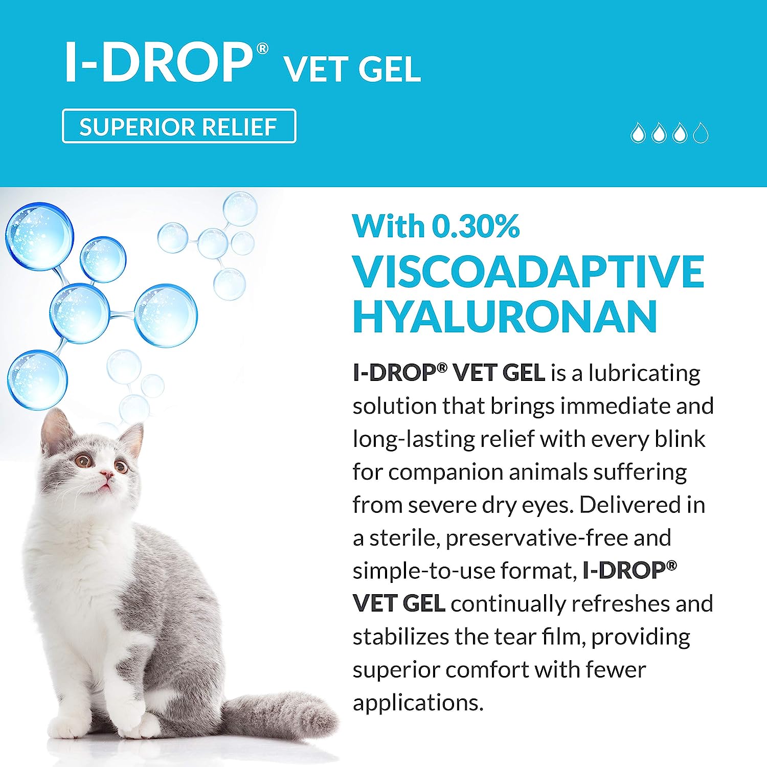 I-DROP® GEL VET (PAQUET DE 10)