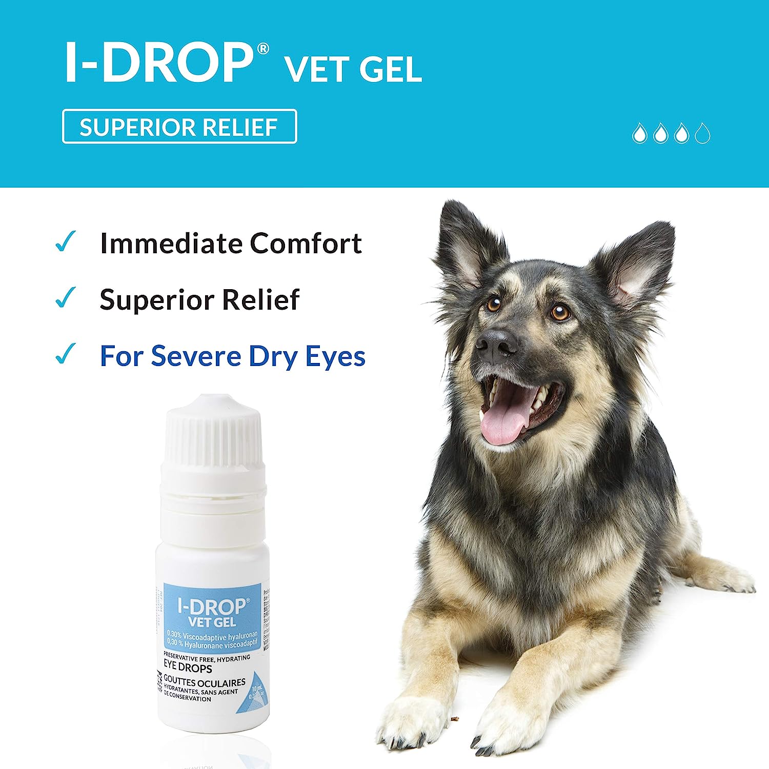 I-DROP® GEL VET (PAQUET DE 10)