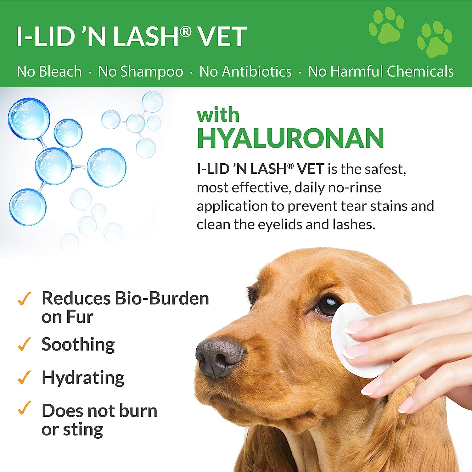 I-LID ’N LASH® VET WIPES