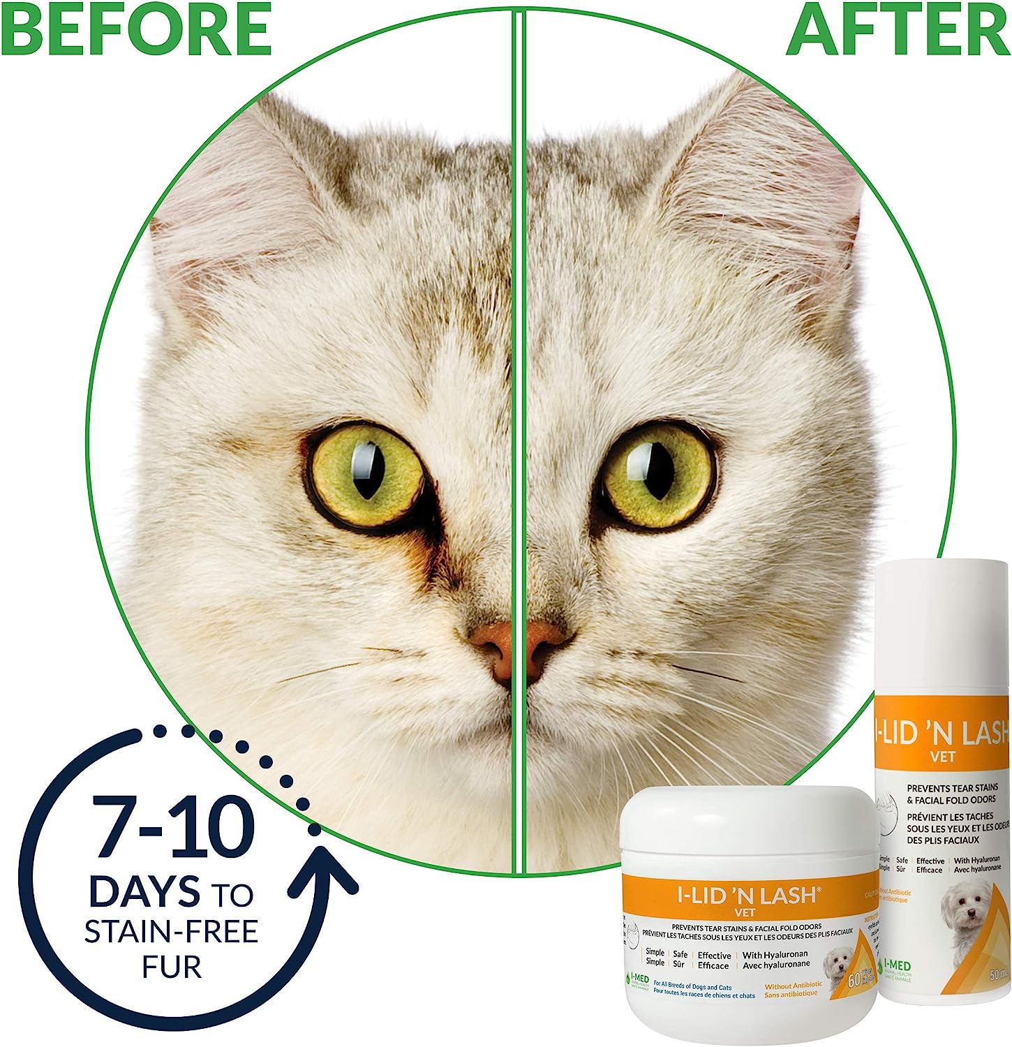 I-LID ’N LASH® VET WIPES (12 PACK)