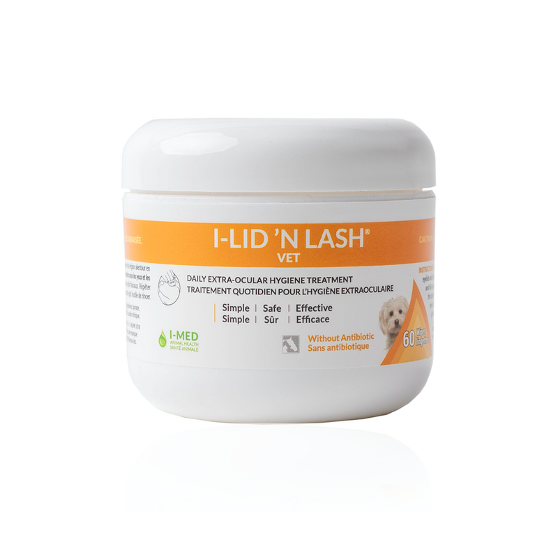 I-LID ’N LASH® VET WIPES (12 PACK)